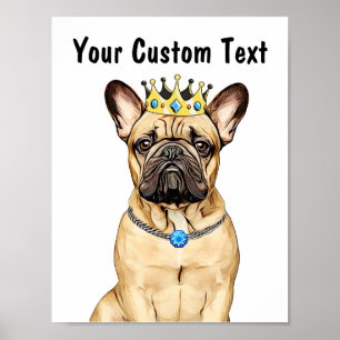 Art mural personnalisé pour chien Bouledogue Fra