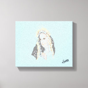 Art mural : Vierge Marie