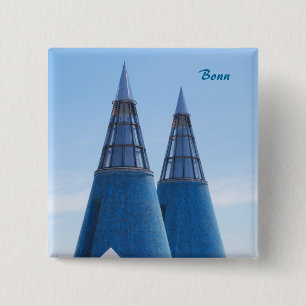 Art Museum Bonn 2 Inch Square Button