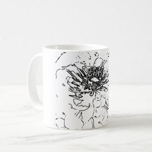Art Natural Flower Coffee Mug