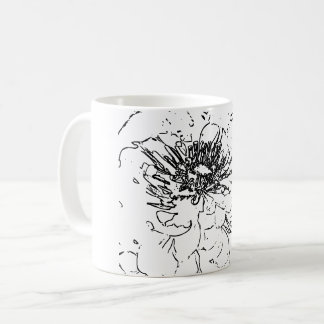 Art Natural Flower Coffee Mug