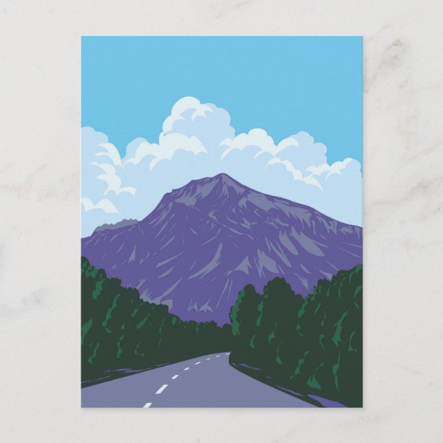 Art near Elsbethen Salzburg Austria WPA Art Invitation Postcard (Front)