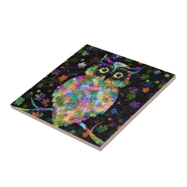 Art Night Owl - Migned Drawing Collection Tile (Side)
