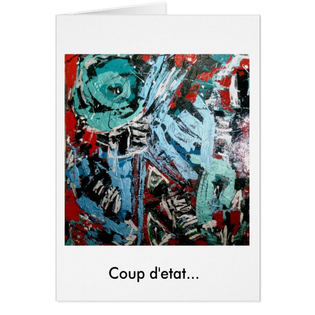 Art noir d'expressioniste abstrait (Devant)