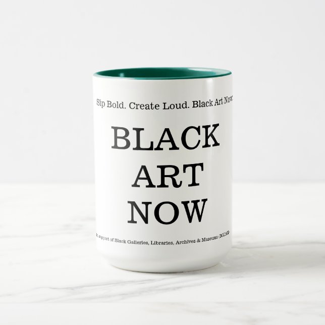 ART NOIR MAINTENANT Café Mug (Centre)