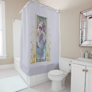 Art Nouveau Alphonse Mucha Evening Contemplation