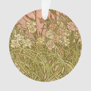 Art Nouveau Alphonse Mucha Fleurs de carnation flo