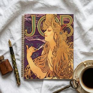Art Nouveau Alphonse Mucha vintage Notebook