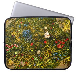 Art Nouveau Alpine Meadow  Laptop Sleeve
