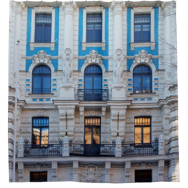 Art Nouveau architecture in Riga, Latvia (Front)