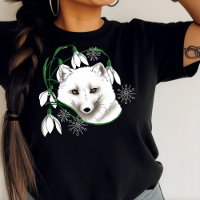 Art Nouveau Arctic White Fox