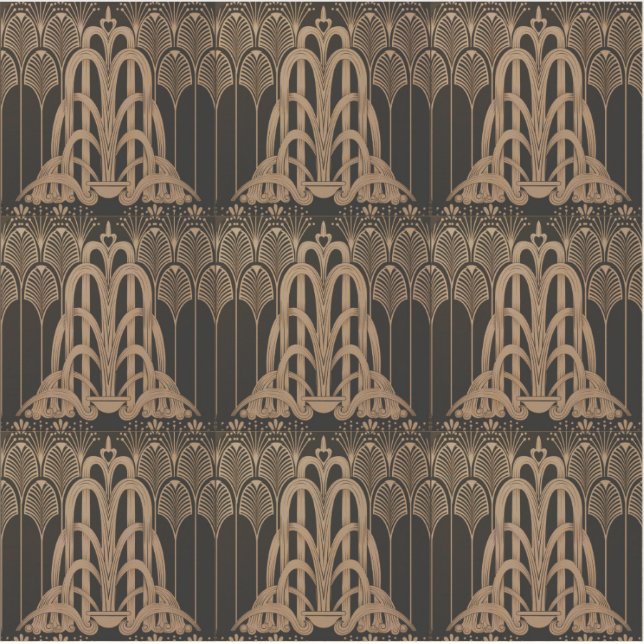 Art nouveau,art deco,Black,bronse,elegant,chic,pat (Front)