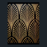 Art nouveau, art deco, fan pattern, bronze,gold,bl poster<br><div class="desc">Art nouveau,  art deco,  fan pattern,  bronze, gold, black, chic, elegant, vintage, belle époque, </div>