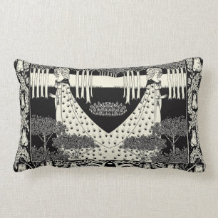 Art Nouveau Aubrey Beardsley Salome Lumbar Pillow