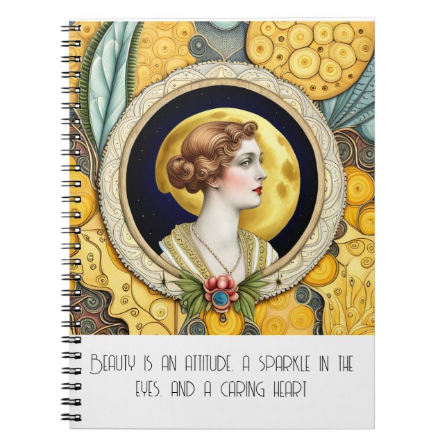 Art Nouveau Beauty Notebook (Front)