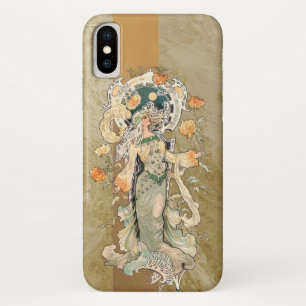 Art Nouveau Beauty with Chrystanthemums Case-Mate iPhone Case