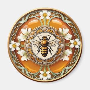 Art Nouveau Bee Magnet