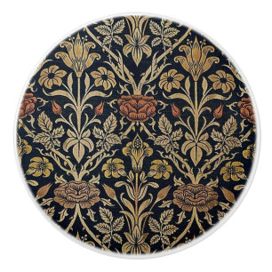 Art nouveau,Belle epoque pattern, vintage,chic,Wil Ceramic Knob