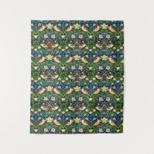 Art Nouveau Bird and Flower Tapestry Pattern