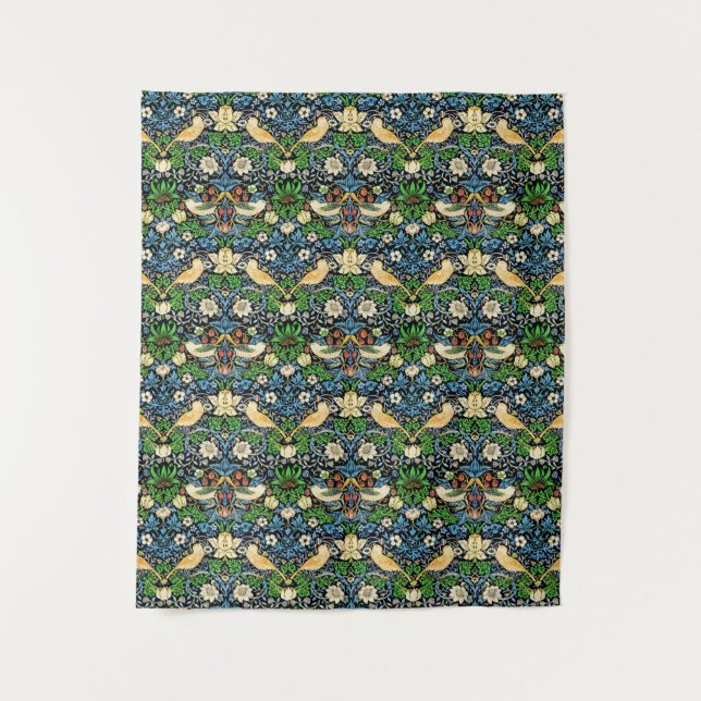 Art Nouveau Bird and Flower Tapestry Pattern (Front)