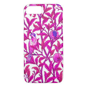 Art Nouveau Bird and Pomegranate, Fuchsia & Violet Case-Mate iPhone Case