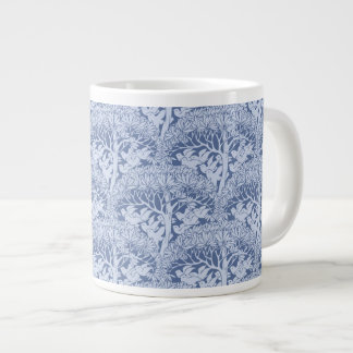 Art Nouveau Birds through Trees Pattern Jumbo Mug