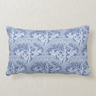 Art Nouveau Birds Through Trees Pattern PIllow