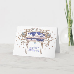Art Nouveau Birthday Card