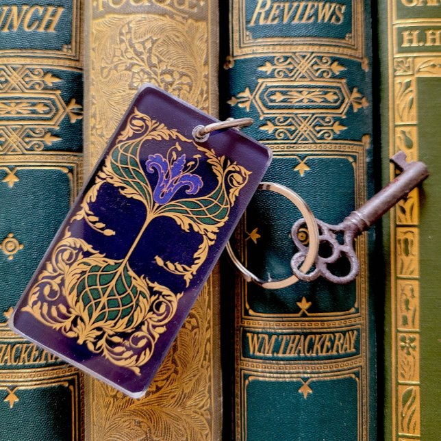 Art nouveau Blue Lily (Créateur téléchargé)