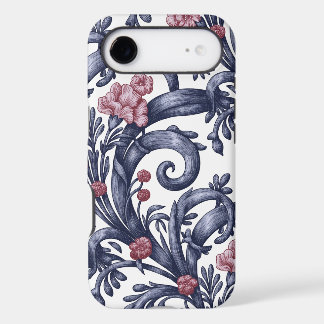 Art Nouveau Blue Pink iPhone 17 Air Case