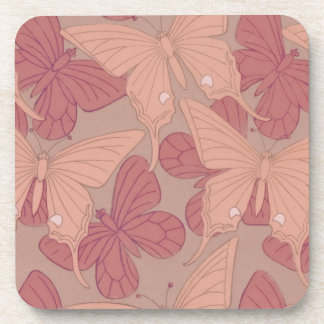 Art Nouveau Butterfly  Coaster
