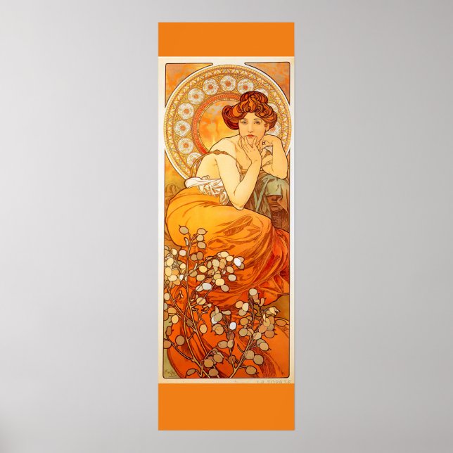 Art Nouveau by Alfons Mucha. Poster (Front)