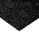 Art Nouveau Carnation Damask, Black and White