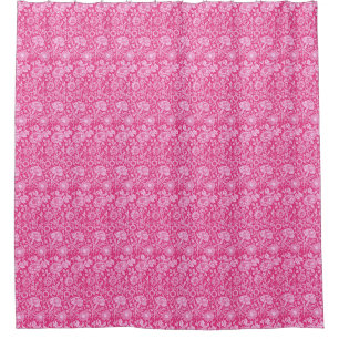 Art Nouveau Carnation Damask, Fuchsia Pink