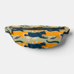 Art Nouveau Cats Fanny Pack
