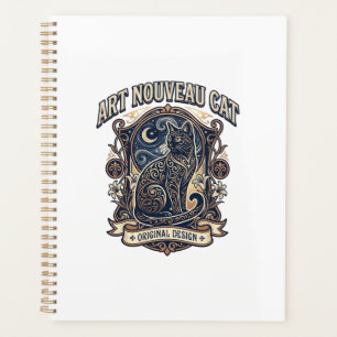 Art Nouveau Chat Chat Art Nouveau Vintage Art Vect