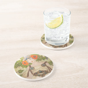 Art Nouveau coaster