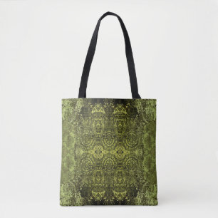 Art Nouveau: Colourful Vintage Ornament. Tote Bag