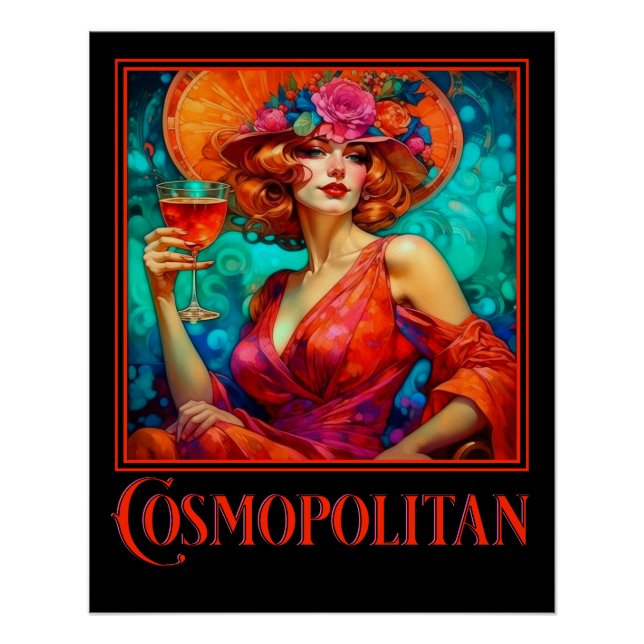 Art Nouveau Cosmopolitan  Poster (Front)