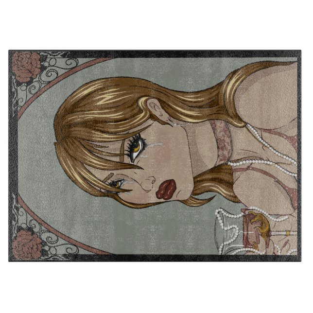 Art Nouveau Cutting Board (Front)