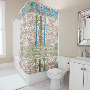 Art nouveau daffodil Verneui textile floral art