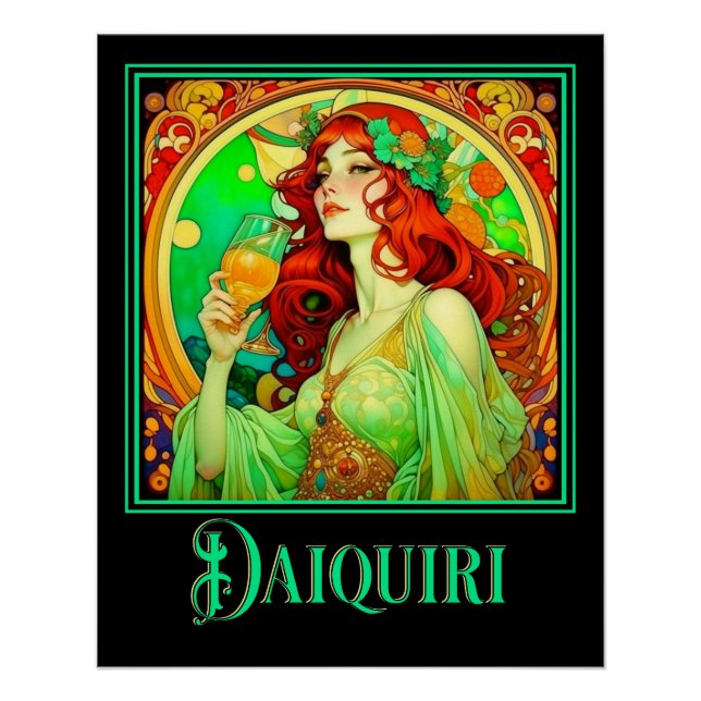 Art Nouveau Daiquiri Poster (Front)