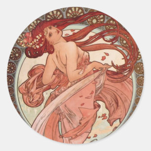 Art Nouveau - Dance Classic Round Sticker