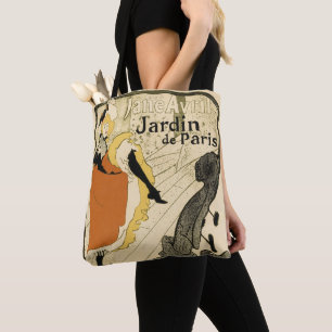 Art Nouveau Dancer Jane Avril by Toulouse Lautrec Tote Bag