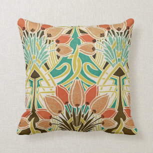Art Nouveau Design #11 Throw Pillow