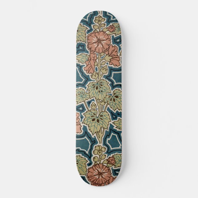 Art Nouveau Design #12 @ VictoriaShaylee Skateboard (Front)