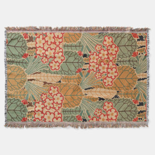 Art Nouveau Design #1 at Emporio Moffa Throw Blanket