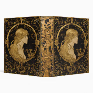 Art Nouveau Design 3-Ring Binder