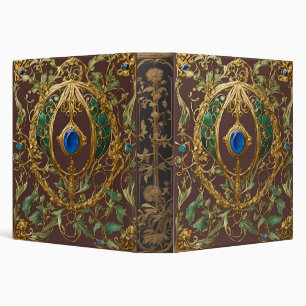 Art Nouveau Design 3-Ring Binder