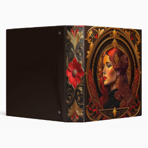 Art Nouveau Design 3-Ring Binder